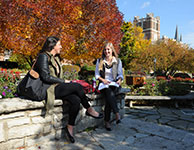 Photo of students on campus. Link to Gifts of Real Estate